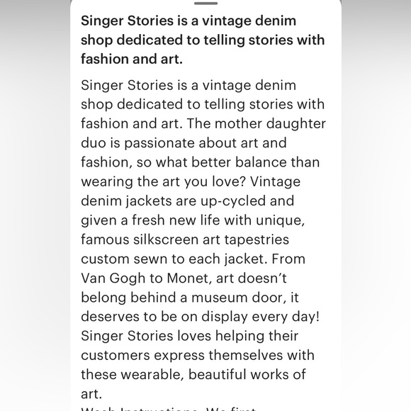 One-of-a-Kind Upcycled Denim Jacket - Picture 11 of 11